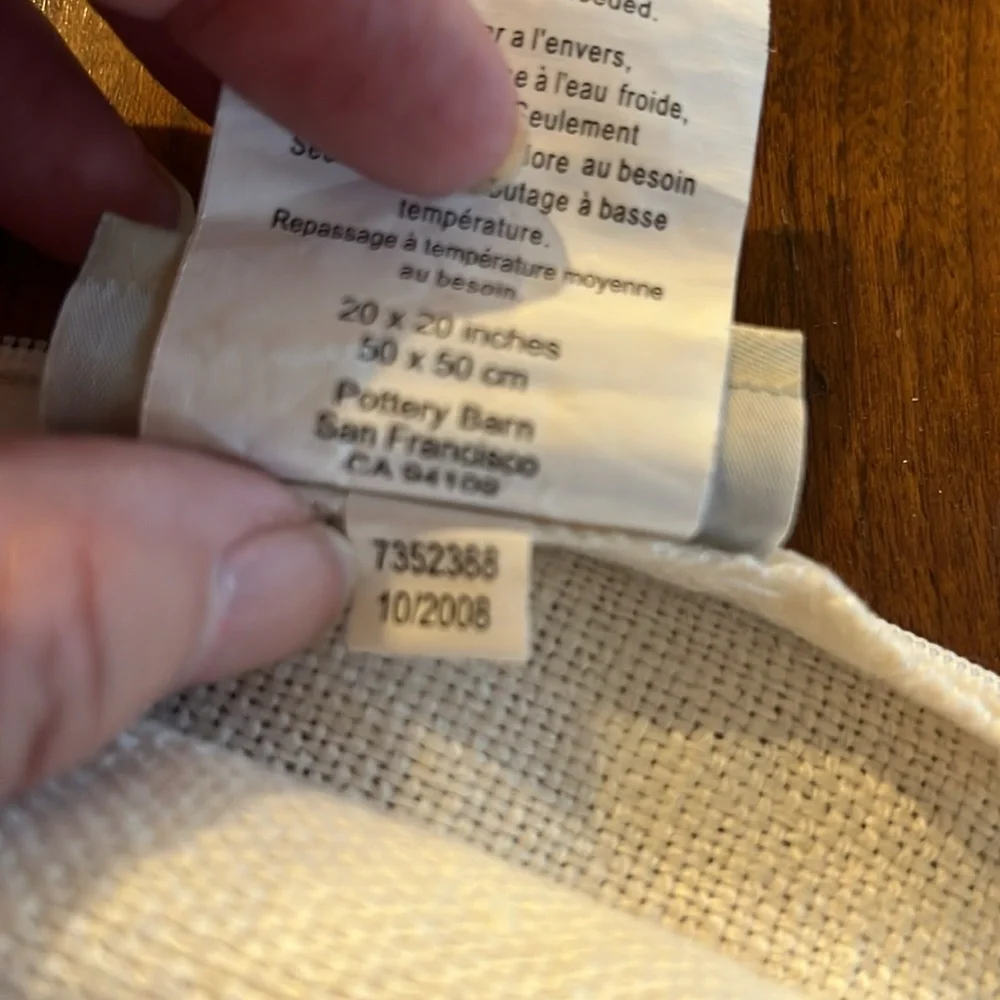 Pottery Barn Pillow Cover